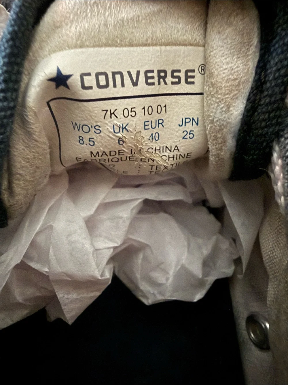 Converse Black Canvas Low-Top Sneakers with Cream Toe Caps